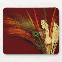 Peacock Feather Mousepad