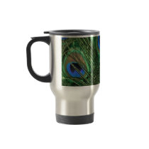 Peacock Feather Mug