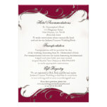 Peacock Feather n Swirls - Reception, Map, Hotel Custom Announcements