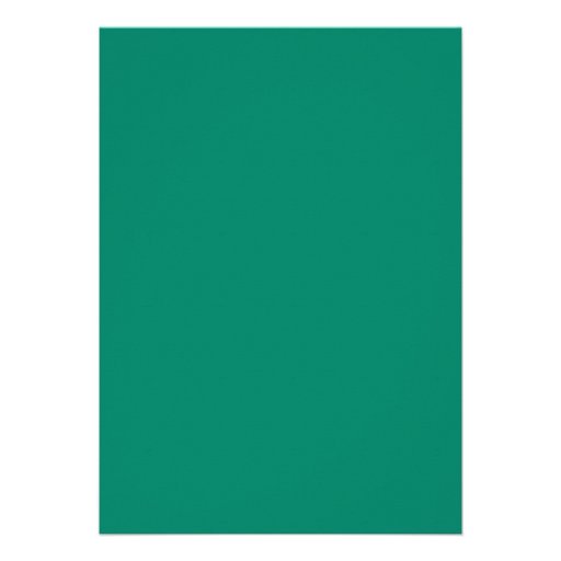 Peacock Feather on Teal Moroccan Tile Invitation