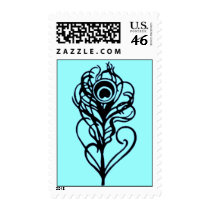Peacock Feather Postage