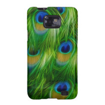 Peacock Feather Print Galaxy SII Case