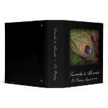 Peacock Feather Purple/Green Photo/Album Binder binders