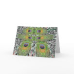 Peacock Feather Show Greeting Card