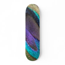 Peacock Feather skateboards by neottia Peacock Feather skateboards