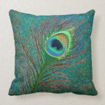 Peacock feather stars pattern pillows pillows
