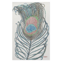 Peacock Feather stationery