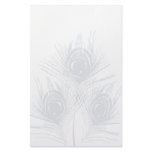 Peacock Feather Custom Stationery