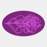 Peacock Feather Stickers