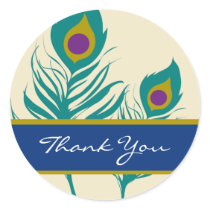Peacock Feather Stickers stickers