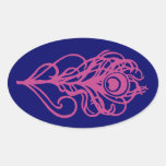 Peacock Feather Stickers