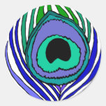 Peacock Feather Stickers