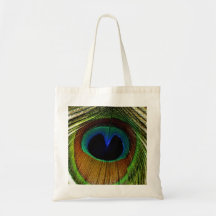 Peacock Feather Tote Bag