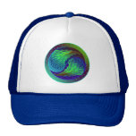 Peacock Feathers 1 Yin Yang Trucker Hat
