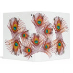 Peacock Feathers Avery Binder
