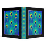 Peacock Feathers Binder