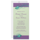 peacock feathers bridal shower Wedding Invitations