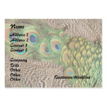 Peacock Feathers Business Card