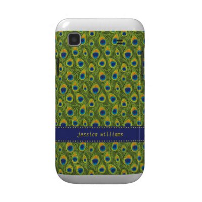 Peacock Feathers Samsung Galaxy S Covers by fancybelle