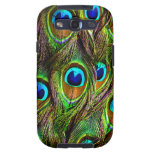Peacock Feathers Invasion Samsung Galaxy SIII Cases