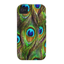 Peacock Feathers Invasion Case-Mate iPhone 4 Case