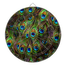 Peacock Feathers Invasion - Dart Board