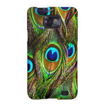 Peacock Feathers Invasion Galaxy S2 Covers
