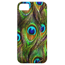 Peacock Feathers Invasion iPhone 5 Cover