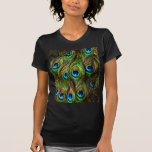 Peacock Feathers Invasion T Shirt