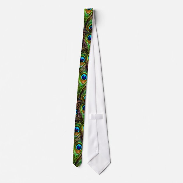 Peacock Feathers Invasion Tie-2