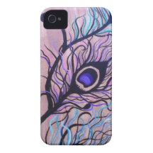 Peacock Feathers iPhone 4 Covers