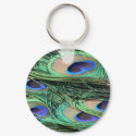 Peacock Feathers keychains
