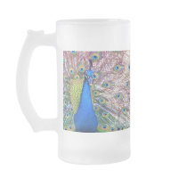 Peacock Feathers Mug