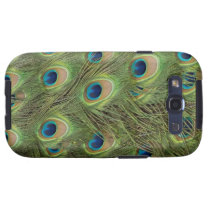 Peacock Feathers Pattern Samsung Galaxy S3 Case