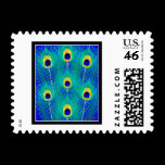 Peacock Feathers stamps