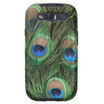 Peacock Feathers Samsung Galaxy SIII Covers