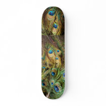 Peacock Feathers Skateboard