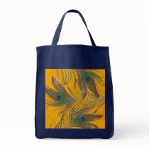 Peacock Feathers Tote Bag by oneover1 Peacock Feathers Tote Bag
