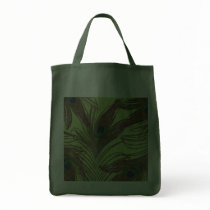 Peacock Feathers Tote Bag