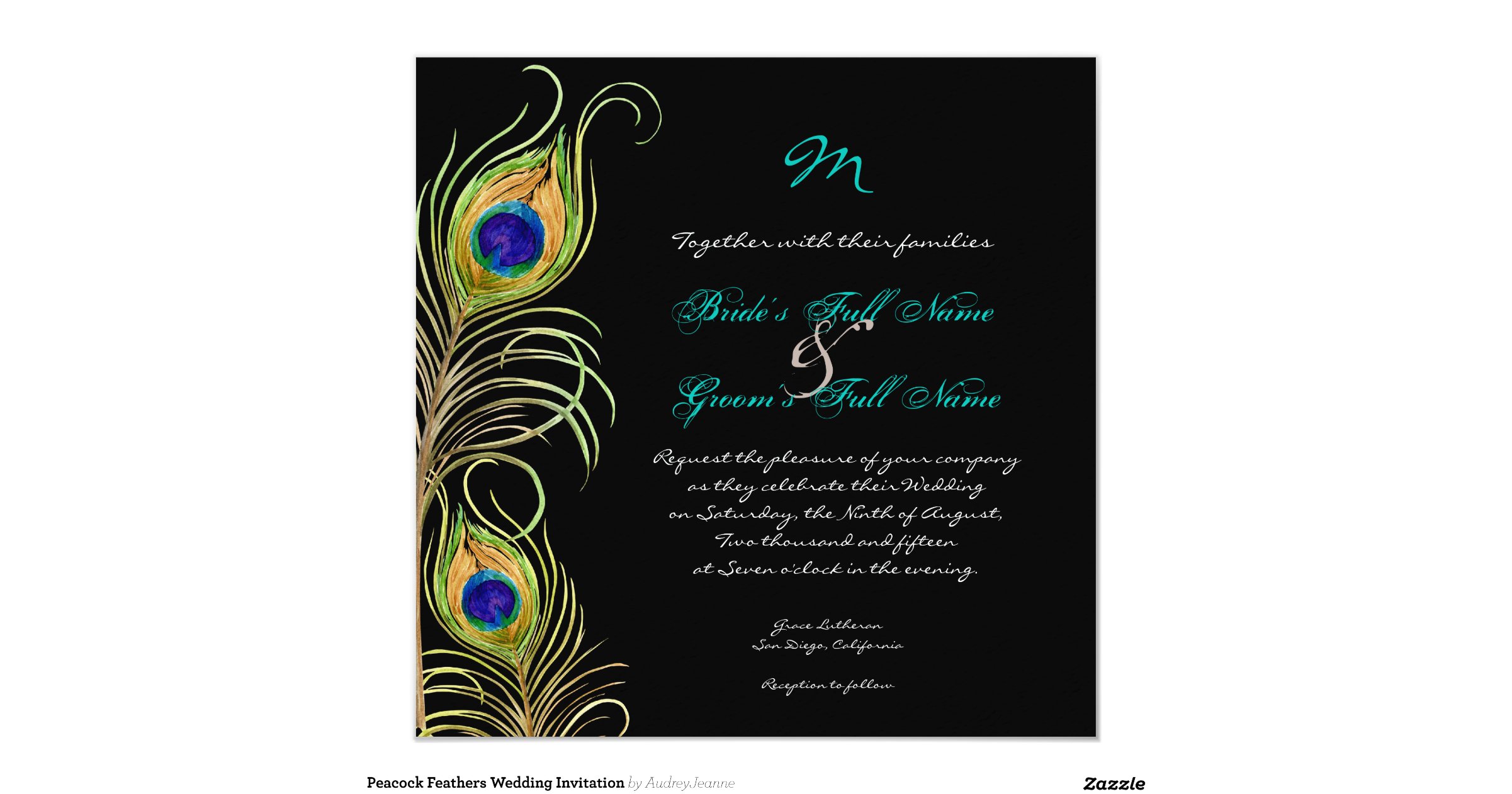 Peacockfeathersweddinginvitation R35dfb11d6c974edf8c4036406149ce0dzk9yv1200rlvnet1 6060