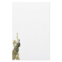 Peacock & Filigree Stationery/Letterhead