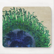 Peacock Flower Mousepad mousepads