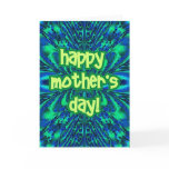 Peacock Fractal Mother's Day Card Peacock Fractal Mother's Day Card