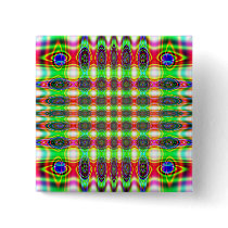 Peacock Fringe Buttons