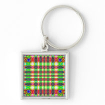 Peacock Fringe Key Chains