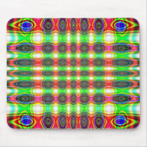Peacock Fringe Mouse Pad