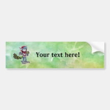 Peacock Goblin Bumper Sticker