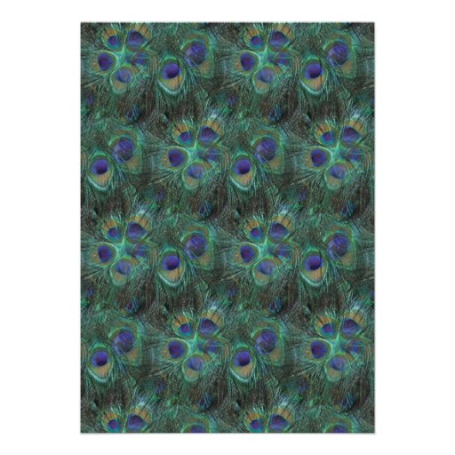 Peacock green purple Rehearsal Dinner Invitation