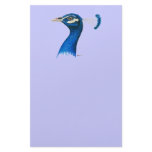 Peacock:  Indian Blue Customized Stationery