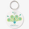 Peacock keychains